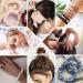 60PCS Satin Silk Hair Scrunchies Set - Elastic Ponytail Holders in 60 Colors - Buy Online on GoSupps.com