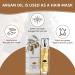 Professional Organic Argan Oil Hair Treatment Paraben & Sulfate Free 100ml | Moisturizing Oil for All Hair Types with Vitamin E - Buy Online on GoSupps.com