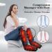 Foot Massager with Heat: Best Gifts for Mom, Dad, Women, Men, Elder - Air Compression for Muscle Fatigue, Varicose Veins, Edema - Circulation & Relaxation - Buy Online on GoSupps.com