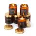Citronella Candles Outdoor and Indoor Citronella Scented Candles for Home 100% Natural Soy Wax Aromatherapy Candles Gift Set for Indoor or Outdoor Garden Patio Camping Picnic Glass