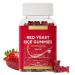 Red Yeast Rice with Coq10 Gummies, Red Yeast Rice 2400mg with Coq10 200mg Supplements for Cholesterol Support and Heart Health Support, Sugar free, Vegan, Non-GMO, Strawberry Flavor, 60 Counts