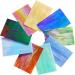 PALJOLLY 9 Sheets 4 x 6 inch Iridescent Stained Glass - Rainbow Colors for Mosaics & Hobby Projects - Buy Online on GoSupps.com