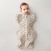 Love To Dream Swaddle UP - Ideal Fabric | Moderate Temperatures | Arms Up Position | Hip-Healthy | Twin Zipper | Easy Nappy Changes | Beige - Small (3.5-6kg) - Buy Online on GoSupps.com