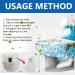 12pcs Toilet Cleaner Active Tablets Toilet Cleaner Toilet Bowl Cleaner Toilet Cleaning Tablets Deep Clean Toilet Descaler Heavy Duty Toilet Limescale Remover Strong Bleach Cleaner Toilet Deodoriser - Buy Online on GoSupps.com