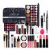 FLLYINGU 27 pieces multi-purpose sets for teenage girls all-in-professional gift set cosmetics set make-up organizer box for beginners 4 brush + 3 lip gloss + eyeshadow + blush