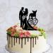 Couple Wedding Cake Topper Bride And Groom With French Bulldog Dog Cake Topper Custom Dog Pet Topper Personalized Wedding Topper Bride Cake Topper Gift for Wedding Anniversary - Buy Online on GoSupps.com