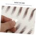 PLAFOPE 6d Eyebrows Stickers 9 sheets Temporary Hairlike Lady Waterproof Eyebrows False Transfer Transfers Brow Stickers - Buy Online on GoSupps.com