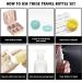 Silicone Travel Bottles Set with Jewelry Case Refillable TSA Approved Containers for Toiletries, Shampoo, Conditioner, Lotion, and More - Buy Online on GoSupps.com