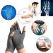 Compression Arthritis Gloves for Pain Relief - Dark Gray M - Premium Fingerless Gloves for Rheumatoid, Osteoarthritis, Carpal Tunnel - New Material - Pack of 1 - Buy Online on GoSupps.com