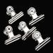 Nail Art Clips 5 Pieces Silver Nail Extension Clips for Long Nails for Thin Nails