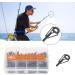 Fishing Rod Tip Repair Kit - 50 Pcs Stainless Steel Ceramic Replacement Guides for Freshwater and Saltwater Rods - Buy Online on GoSupps.com