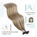 Youngsee Ombre Bonding Extensions - Real Hair U-Tip Brown to Blonde 50cm | Premium Quality 50g #8A/60/8A - Buy Online on GoSupps.com