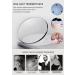 Vevesmundo Metal Reading Glasses Half-Moon Design | 3.5 Diopter Semi-Frame Glasses for Men & Women - Stylish Visual Aid - Buy Online on GoSupps.com
