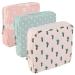 3Pcs Period Bag Sanitary Pad Storage Bag Samll Period Pouch for Purse Cute Menstrual Period Bag Tampon Pad Holder for Purse Tampon Organizer Pouch Feminine Care Period Bags for Teen Girls School Maple & Cactus & Polka Dots