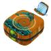 Portable women's binding-up bags menstrual cup bags female menstrual pads bags for teenage girls tampons for the first period retro ethnic mandala dolphins multicolored 08