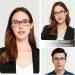 Buy EYEURL 4-Pack Half Frame Blue Light Reading Glasses - Rectangle Semi Rimless Men & Women Eyeglasses with Spring Hinge - 1.75 Magnification - Buy Online on GoSupps.com