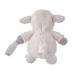 Little Love by NoJo Lamb Plush Pacifier Buddy - White and Taupe - Buy Online on GoSupps.com