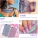URAQT Body Glitter Gel - Holographic Mermaid Sequins Chunky Cosmetic Glitter for Face, Body & Hair - Silver - Buy Online on GoSupps.com