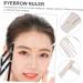 Didiseaon 2pcs Eyebrow Scale Mini Tools Metal Eyebrow Ruler Eyebrow Measurement Tool Miss Eyebrow Trimming Set - Buy Online on GoSupps.com