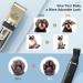 oneisall 2 in 1 Dog Grooming Clippers & Paw Trimmer Kit - Quiet Cordless Clippers for Pet Hair & Paws - Small Dogs, Cats - Gold & Black - Buy Online on GoSupps.com