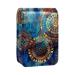Lipstick Case Leather Lip Gloss Lipstick Organizer with Mirror Mini Lipstick Holder Bag Vintage Watercolor Mandala Flower S803a0mjyu