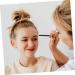 MUSISALY 2pcs Double Head Eyebrow Pencil Brow Gel Brow Brush Pencil for Eye Brown Teezers Puff) Uk Wooden 1 count (Pack of 1) Black - Buy Online on GoSupps.com