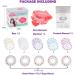Hair Bedazzler Kit with 375 Rhinestones Hair Gem Stamper Bling Gem Machine Glam Bling Styling Tool Christmas Festival Birthday Party Clothes Nail and Hair Accessories (375 JEWELS) - Buy Online on GoSupps.com