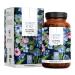 Lung herb capsules - 120 pieces with 300mg per daily dose - lung herb (lung word) breath complex supplemented with thyme eucalyptus NAC & vitamin B2 - vegan & without additives