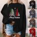 Women's Funny Ugly Christmas Sweater & Hoodie - Warm Holiday Sweatshirt with Reindeer & Snowman | International Shipping - Buy Online on GoSupps.com