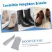 NOLITOY Height Increasing Insoles - 2 Pairs Silicone Inserts for Shock Absorption - Grey 12.5x6.8CM - Comfortable Shoe Pads for All-Day Lift - Buy Online on GoSupps.com