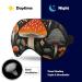 Soft Comfortable Sleep Mask | Adjustable Eye Cover for Travel & Work | Colorful Mushroom Design for Men & Women - Buy Online on GoSupps.com