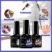Morovan Chameleon Gel Nail Polish Kit - 4 Colors Chameleon Blue Green Orange Classic Black, Base & Top Coat, Soak Off, Rainbow Mood, Phantom, Gift Box - 10ml Each Bottle - Buy Online on GoSupps.com