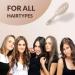 Biodegradable No Pull Hair Brush for Thick Curly/Straight Hair - Wet & Dry Detangling, Massaging Bristles - Pink - Buy Online on GoSupps.com