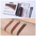 Prreal Brow Stamp Shaping Set | Waterproof Eyebrow Stamp Stencil Kit & Styling Soap for Beginners - Natural Brown - Buy Online on GoSupps.com