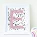 Personalized Initial Name Print - Scandi Style Polka Dot Nursery Wall Art - Kids Room Decor - A4 Size - Buy Online on GoSupps.com