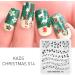 Christmas Festival Nail Art Stamping Template - Elk Star Snowflakes Pattern | Alexnailart Manicure Tool (CH014) - Buy Online on GoSupps.com