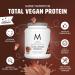 Total Vegan Protein - Fine Milk Chocolate 600g | MORE NUTRITION - Plant-Based Protein Powder for International Shipping - Buy Online on GoSupps.com