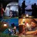 ThorFire Hand Crank USB Rechargeable LED Camping Lantern - Collapsible Mini Flashlight for Camping, Hiking, and Emergencies - Orange - Buy Online on GoSupps.com
