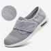 Men's Diabetic Wide Fit Memory Foam Slippers - Breathable Edema Swollen Feet Shoes - Size 6.5 Khaki - Buy Online on GoSupps.com