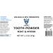 Valhalla Spa Organics Tooth Powder with Mint & Myrrh Gum | Fluoride-Free Natural Whitening Toothpaste | 1.5 oz - Buy Online on GoSupps.com