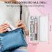 35000RPM Rechargeable Nail Drill: Professional Portable Electric File for Salon Quality Manicure Pedicure - Rose Pink - Buy Online on GoSupps.com