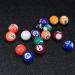 CAOREN Mini Pool Ball Set - 16pcs 0.98Inch Resin Billiard Balls for Kids | Small Pool Cue Balls and Table Accessories - Buy Online on GoSupps.com