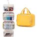 Narwey Hanging Travel Toiletry Bag for Women - Orange (Large) | Cosmetics Makeup Organizer for Travel Size Accessories - Buy Online on GoSupps.com
