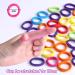 100 Pieces Colored Baby Hair Bands - Elastic Hair Ties for Toddler Girls - Soft Ponytail Holders in Mix Colors - Buy Online on GoSupps.com