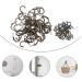 PRETYZOOM 50pcs Hook up Retro Keychain Coat Hooks Wall Hooks for Coats Hanging Hooks Furniture Wall Hanging 2.2X1.7cm Assorted Color - Buy Online on GoSupps.com