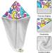 Colorful Graffiti Patterns Hair Towel 2 Pack | Super Absorbent Quick Dry Hair Turbans for Women & Girls - Perfect Hair Drying Solution - Buy Online on GoSupps.com