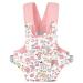 GAGAKU Baby Doll Carrier Doll Accessory Carrier Toy Baby Sling for Dolls with Adjustable Straps for Kids Pink - Peach Blossom 5_pink_peach Blossom
