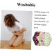Reusable Charcoal Menstruation Pads - 6 Pack Washable Sanitary Pads for Women & Girls (Medium Floral Design 26x18cm) - Buy Online on GoSupps.com