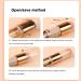 Retractable Powder Brush Retractable Foundation Brush | Cosmetic Brush Set | 5 in 1 Travel Powder Makeup Brush Portable Eyeshadow and Concealer Brushes for All Around Rose Gold - Buy Online on GoSupps.com