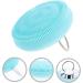 Beavorty Face Washing Brush Pore Cleanser Face Clean Face Pore Cleaner Skin Cleansing Exfoliating Brush Heads Face Brush Facial Wash Cleaner Silica Gel Ring Buckle - Buy Online on GoSupps.com